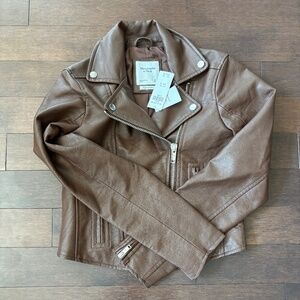 Abercrombie & Fitch Vegan Leather Jacket